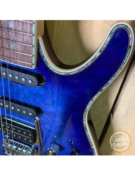 Guitare Ibanez SA360N-QMSPB sapphire blue Guitar Maniac Nice