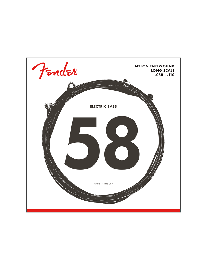 FENDER 9120 Bass Nylon Tapewound 058-110