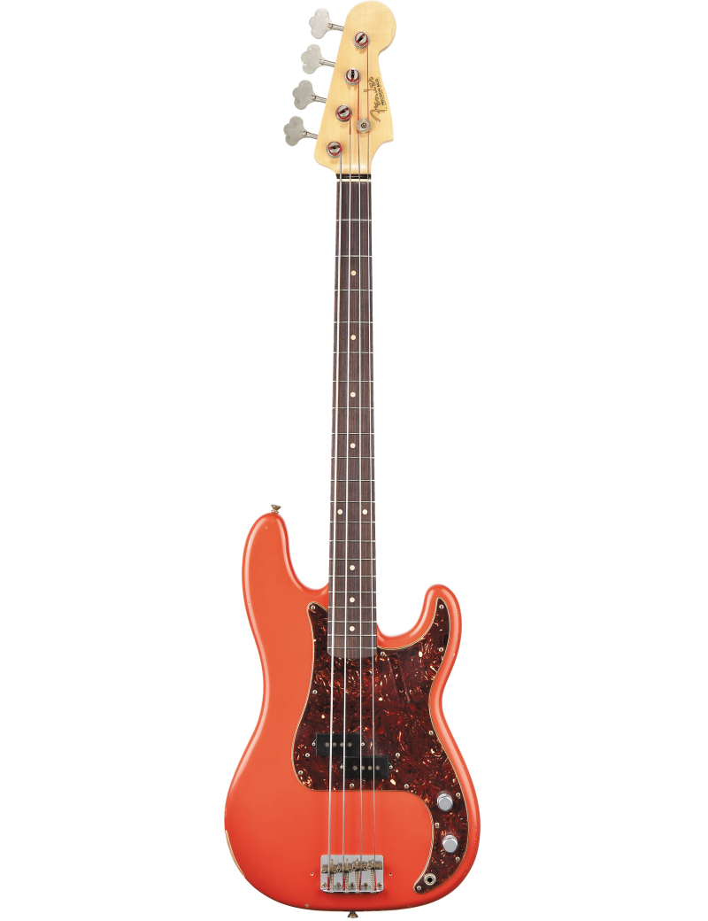 Fender Custom Shop Pino Palladino Signature Precision Bass RW fiesta red over desert sand