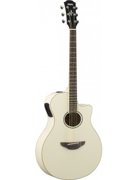 guitare électro acoustique Yamaha APX600 VW vintage white Guitar Maniac