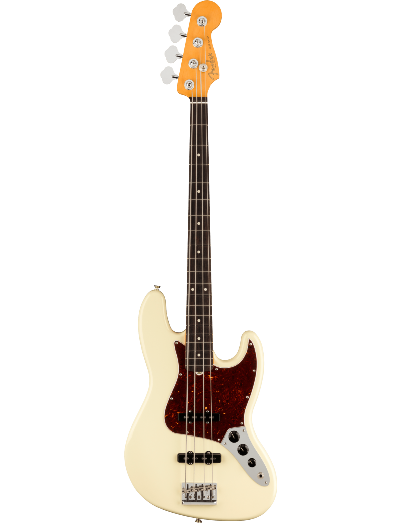 Fender American Pro II Jazz Bass RW OWT  olympic white + étui