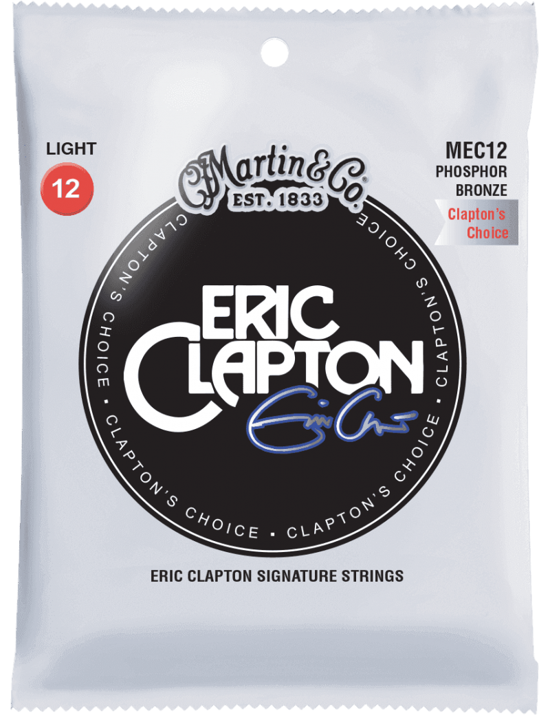 Martin MEC12 Eric Clapton Phosphor bronze cordes acoustiques light 12/54