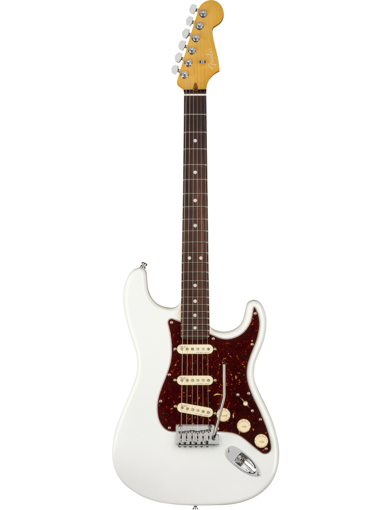 Fender American Ultra Stratocaster RW arctic pearl + étui
