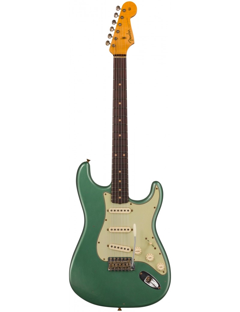 Fender Custom Shop S20 Ltd 60 Strat RW JRN faded aged Sherwood metallic + étui