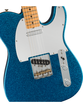 Fender J Mascis Telecaster MN bottle rocket blue flake + housse