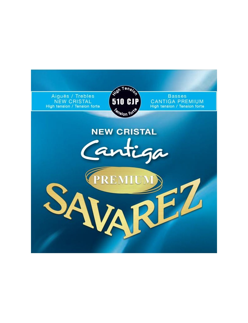 Savarez 510CJP New Cristal Cantiga premium cordes classique nylon bleu