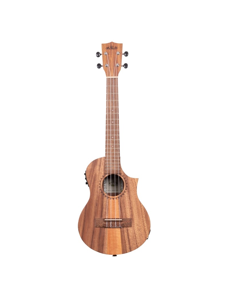 Kala KA-TK-T-CE teak tri top ukulele electro tenor