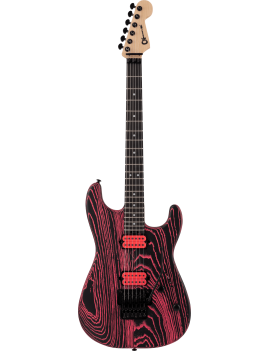 Charvel Pro-Mod San Dimas style 1 HH FR EB neon pink ash 2975001521 885978538676 guitar maniac