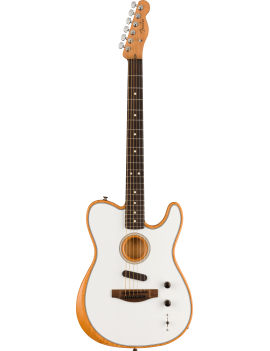 Fender Acoustasonic Player Telecaster RX arctic white 0972213280 885978898022 chez Guitar Maniac Nice