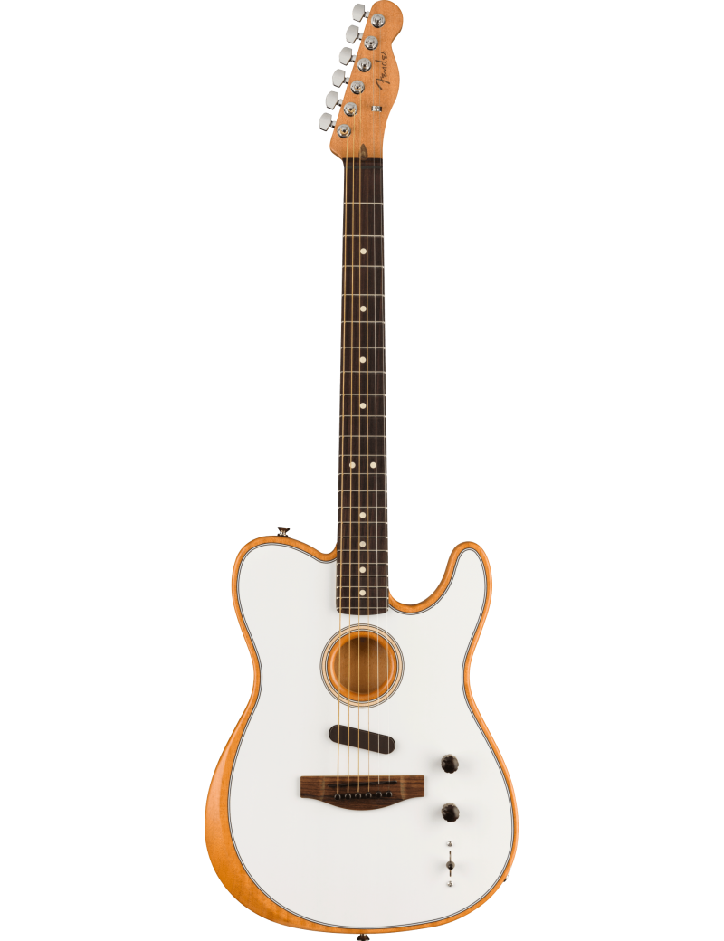 Fender Acoustasonic Player Telecaster RX arctic white 0972213280 885978898022 chez Guitar Maniac Nice