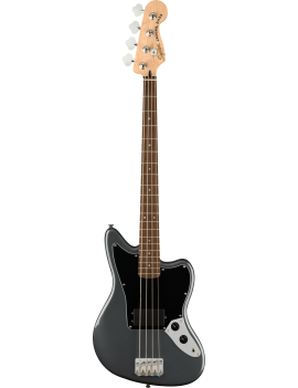 Squier Affinity Jaguar Bass H LRL charcoal frost metallic 0378501569 885978732630 Guitar Maniac Nice