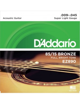 D'Addario EZ890 85/15 bronze