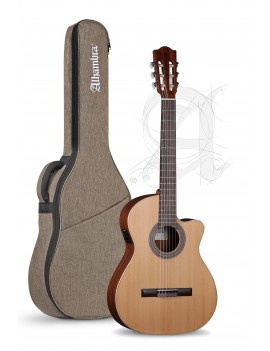 Guitare classique à pan coupé Alhambra Z Nature CW EZ avec électro Fishman.