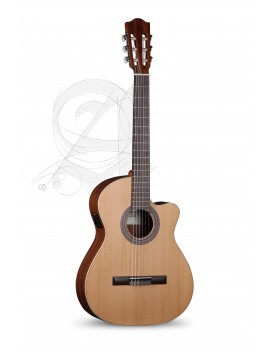 Guitare classique à pan coupé Alhambra Z Nature CW EZ avec électro Fishman.