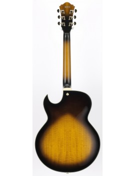 Guitare hollow body Ibanez LGB30-VYS vintage yellow sunburst George Benson Guitar Maniac Nice