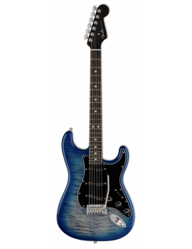 Fender American Ultra limited edition DE Stratocaster EB denim burst chez Guitar Maniac Nice