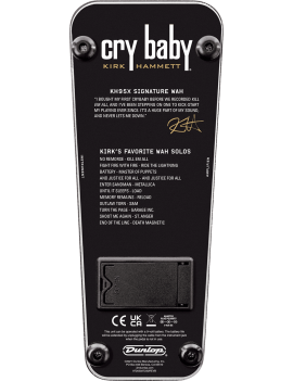 Dunlop KH95X Kirk Hammett Collection Cry Baby wah wah Guitar Maniac Nice