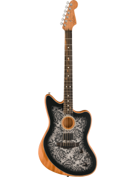 Fender limited edition Acoustasonic Jazzmaster black Paisley Guitar Maniac Nice