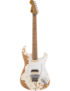 Charvel Henrik Danhage limited edition Pro-Mod So-Cal Style 1 HS FR MN white relic Guitar Maniac Nice