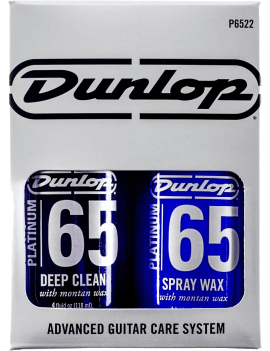 Dunlop P6522 kit d'entretien platinum : nettoyant & cire