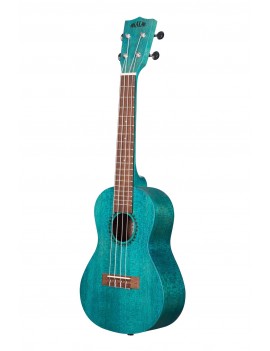 Kala KA-MRT-BLU-C blue stained meranti ukulele concert chez Guitar Maniac magasin de musique à Nice