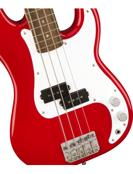 Squier Mini Precision Bass LRL dakota red Guitar Maniac magasin d'instruments de musique à Nice