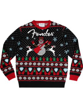 Fender Ugly Christmas sweater pull de Noël 2022