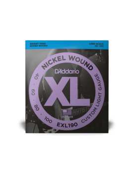 D'Addario EXL190 cordes basses nickel 40-100