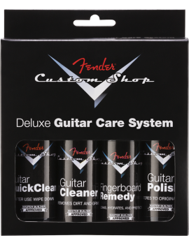 Fender Custom Shop Deluxe Guitar Care System 4 Pack entretien