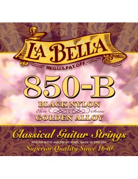La Bella 850B black gold nylon Guitar Maniac