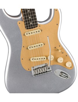 Fender LTD DE AmUltra Strat EB quicksilver Guitar MAniac Nice