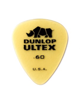 Dunlop Ultex Standard mediator transparent 0.60mm, vendu à l'unité.