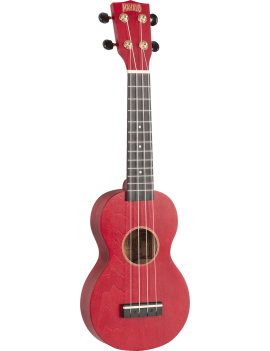Mahalo MS1-TRD satin red ukulele soprano chez Guitar Maniac à Nice