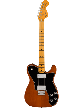 Fender AvII 1975 Tele Deluxe MN mocha chez Guitar Maniac à Nice