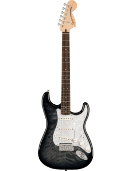 Squier FSR Affinity Stratocaster QMT LRL black burst