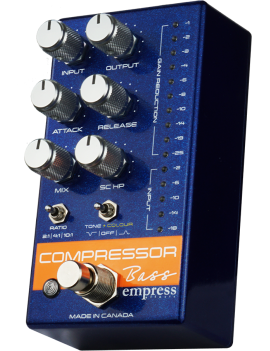 Empress Effects Bass Compressor MKII blue chez Guitar Maniac magasin de musique à Nice