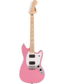 Squier Sonic Mustang HH MN flash pink Guitar Maniac magasin de musique à Nice