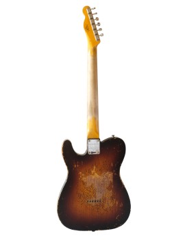 Fender Custom Shop W22 LTD 1950 double Esquire super heavy relic wide fade 2TS Guitar Maniac à Nice