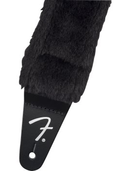 Fender sangle poodle plush strap black 0990642010