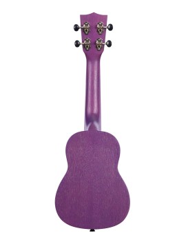 Kala KA-MRT-PUR-S purple stained meranti ukulele soprano