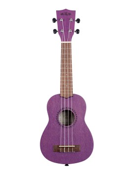 Kala KA-MRT-PUR-S purple stained meranti ukulele soprano